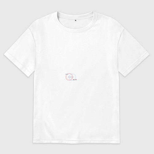 Мужская футболка оверсайз Фиолетовый Годжо дырка Тодзи Jujutsu Kaisen / Белый – фото 1