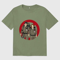 Футболка оверсайз мужская X busters, цвет: авокадо