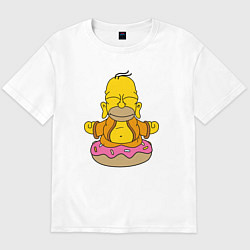 Мужская футболка оверсайз Homer yoga