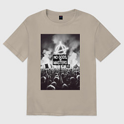 Мужская футболка оверсайз Anarchy - motto