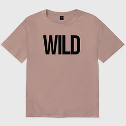 Мужская футболка оверсайз Wild