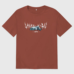 Мужская футболка оверсайз Rhino vibe