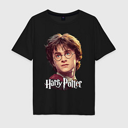 Мужская футболка оверсайз Harry Potter wizard