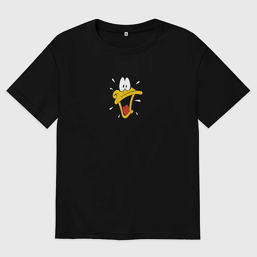 Мужская футболка оверсайз Daffy / Черный – фото 1