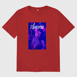 Футболка оверсайз мужская Anora, цвет: красный