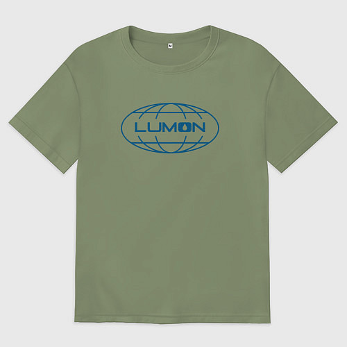 Мужская футболка оверсайз Корпорация Lumon / Авокадо – фото 1