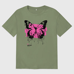 Мужская футболка оверсайз Emo butterfly