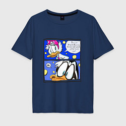 Мужская футболка оверсайз Понка и Дональд