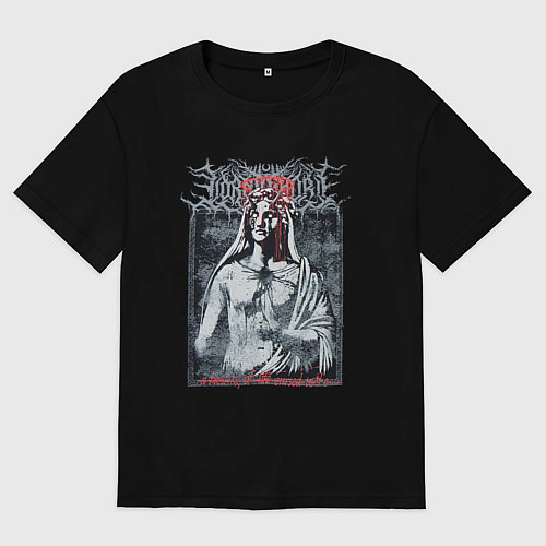 Мужская футболка оверсайз Lorna Shore - Angel / Черный – фото 1