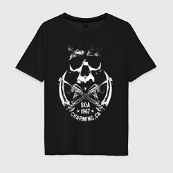 Футболка оверсайз мужская Sons Of Anarchy - charming, цвет: черный