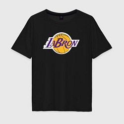 Мужская футболка оверсайз LaBron Lakers