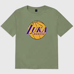 Мужская футболка оверсайз Luka Doncic Lakers