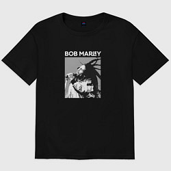 Мужская футболка оверсайз Tribute to Bob Marley