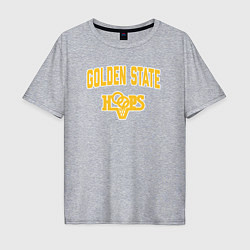 Мужская футболка оверсайз Golden State hoops
