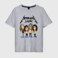 Мужская футболка оверсайз Metallica juniors - cartoon