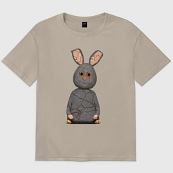 Мужская футболка оверсайз Cartoon hare character