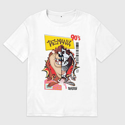 Мужская футболка оверсайз Taz mania - тасманский дьявол