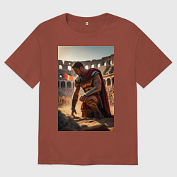 Мужская футболка оверсайз Спартак в Колизее