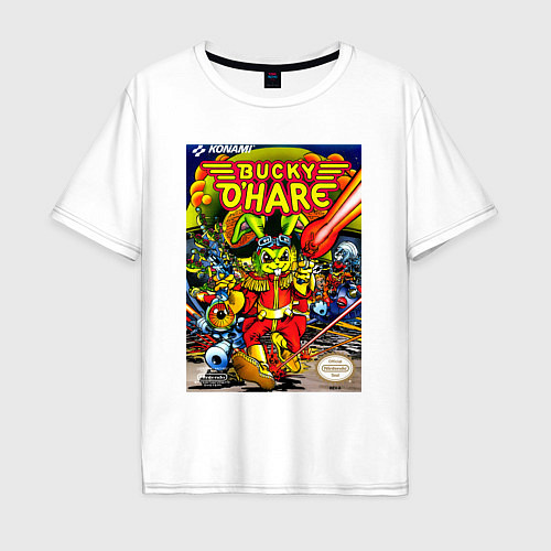 Мужская футболка оверсайз Баки о хэр / Белый – фото 1