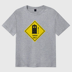 Мужская футболка оверсайз Tardis only