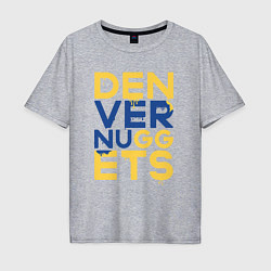 Мужская футболка оверсайз Denver Nuggets NBA