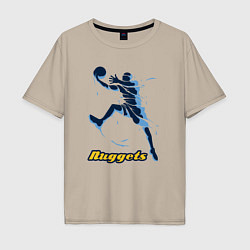 Мужская футболка оверсайз Nuggets baller