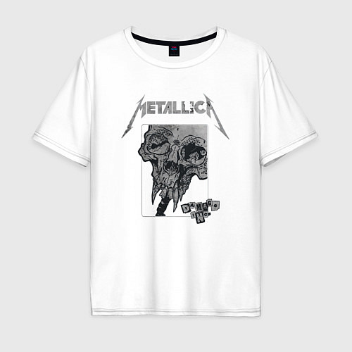 Мужская футболка оверсайз Metallica The Unforgiven / Белый – фото 1
