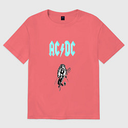 Мужская футболка оверсайз AcDc Angus Young