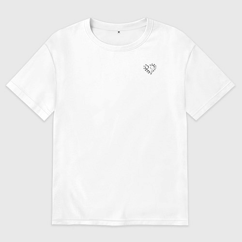 Мужская футболка оверсайз Святая святых / Белый – фото 1