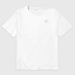 Футболка оверсайз мужская Святая святых, цвет: белый