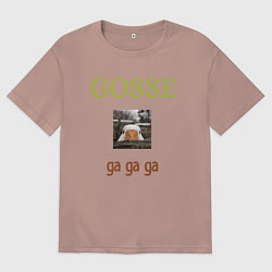 Мужская футболка оверсайз Только гуси