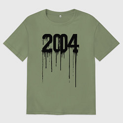 Футболка оверсайз мужская Капающий 2004, цвет: авокадо
