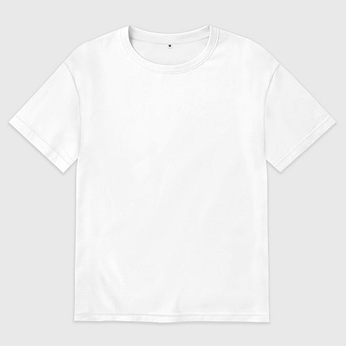 Мужская футболка оверсайз Памятка клиентам парикмахер / Белый – фото 1