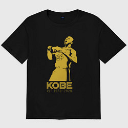 Футболка оверсайз мужская Kobe - Lakers, цвет: черный