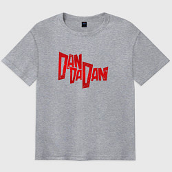Мужская футболка оверсайз Dandadan - logotype