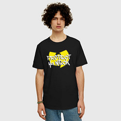 Футболка оверсайз мужская Protect ya neck Wu-Tang, цвет: черный — фото 2