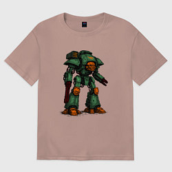 Мужская футболка оверсайз Имперский мощный титан