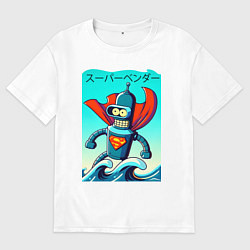 Мужская футболка оверсайз Super Bender - Japanese style