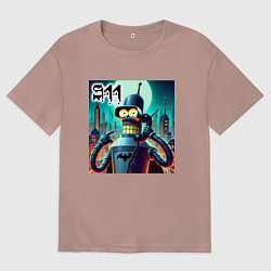 Мужская футболка оверсайз Бендермен оператор службы спасения