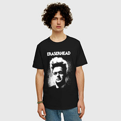 Футболка оверсайз мужская Eraserhead, цвет: черный — фото 2