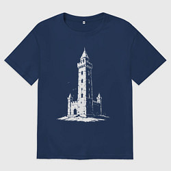 Футболка оверсайз мужская Страж веков, цвет: тёмно-синий