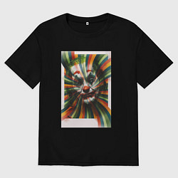 Мужская футболка оверсайз Joker face