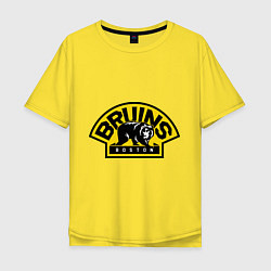 Мужская футболка оверсайз HC Boston Bruins Label