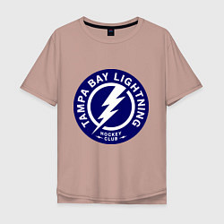Мужская футболка оверсайз HC Tampa Bay Lightning