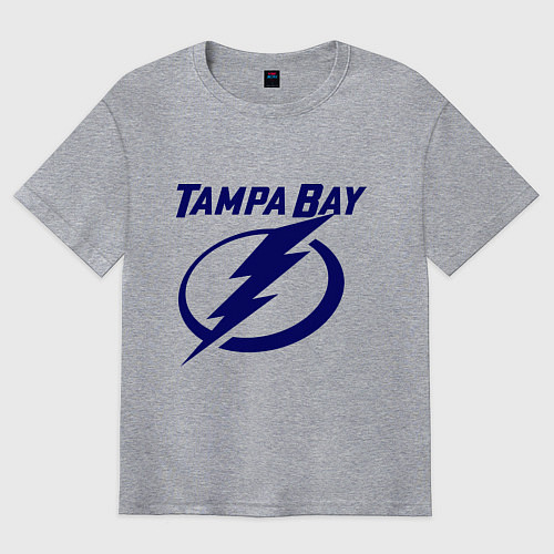 Мужская футболка оверсайз HC Tampa Bay / Меланж – фото 1
