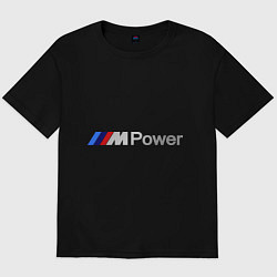 Футболка оверсайз мужская BMW M Power, цвет: черный