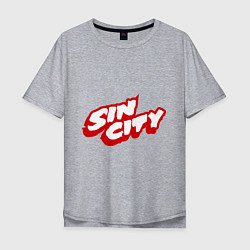 Футболка оверсайз мужская Sin City, цвет: меланж
