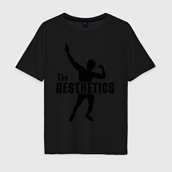 Футболка оверсайз мужская The Aesthetics, цвет: черный