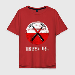 Мужская футболка оверсайз Pink Floyd: Trust us