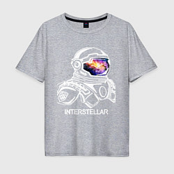 Футболка оверсайз мужская Interstellar Spaceman, цвет: меланж
